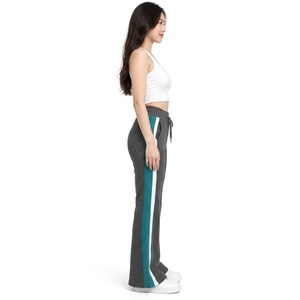 Pantalones Deportivos de Verano para Mujer, Corte Regular, 100% Algodón, Transpirables, de Secado Rápido, Ecológicos, OEM, Personalizables con Logotipo, Frente Plano - Product Image 3