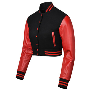 Chaqueta Varsity de Béisbol de Lana Transpirable de Alta Calidad, con Logotipo Personalizado, Tallas Grandes, Venta al Por Mayor para Hombres y Mujeres - Product Image 2