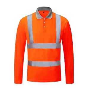Camiseta Polo de Seguridad de Poliéster al por Mayor OEM, Reflectante, Manga Larga, Ropa de Trabajo, Logotipo Personalizado, Alta Visibilidad, Unisex, Impresión Digital - Product Image 5