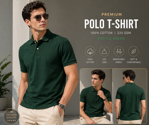 Polo pour homme de haute qualité, 220 GSM, coton, logo personnalisé, fabricant en gros, qualité d'exportation - Product Image 2