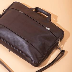 New 2026 Genuine Leather Laptop Briefcase Bag in Stock Wholesale High Quality Printing Leather Laptop Bags at <b>Cheap</b> Price - Product Image 3