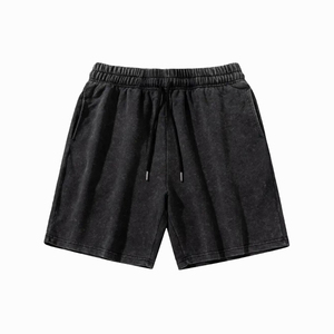 Conjunto de Dos Piezas de Camisa y Pantalones Cortos Deportivos para Hombre, Diseño Personalizado, Casual, para el Hogar o Vacaciones, Color Sólido, Tejido Waffle Transpirable, Corte Holgado - Product Image 2