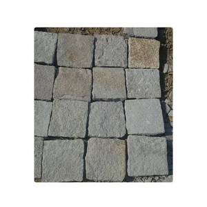 Natural Yellow Brown Porphyry Cobblestone Paving for Driveways Garden Paths Patios and Outdoor <b>Landscaping</b> - Product Image 1