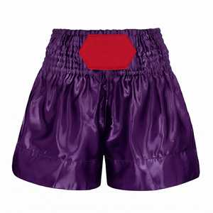 Shorts de Boxeo MMA Muay Thai Personalizados al por Mayor con Logotipo para Hombres, Mujeres y Niños, Shorts de Entrenamiento de Artes Marciales de Satén Liso OEM - Product Image 6