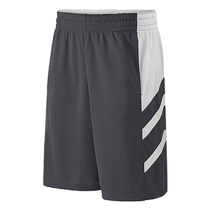 Men's Soccer <b>Jersey</b> Kit Gray <b>White</b> Striped Sleeveless Moisture Wicking Elastic Waist <b>Shorts</b> Regular Fit Autumn Summer 100% - Product Image 4
