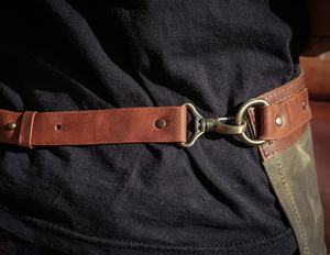 Custom Waxed Canvas Work <b>Aprons</b> for Wholesale <b>Apron</b> Restaurant Cafe <b>Garden</b> Tool Pockets for All Multipurpose <b>Aprons</b> - Product Image 4