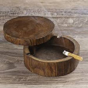 Classic Handmade American Style Wooden Cigar <b>Ashtray</b> New Customized Shape Tabletop Design Eco-Friendly Smoking Ash Holder Home - Product Image 6