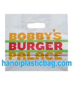 Bolsas laterales para compras de lujo de HDPE/LDPE con asas troqueladas, diseño versátil, impresión personalizada, precio al por mayor - Product Image 2