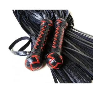 Pala de cuero y gamuza con púas, diseño duradero, agarre cómodo, variedad de látigos de cuero, pala de cuero y gamuza - Product Image 2