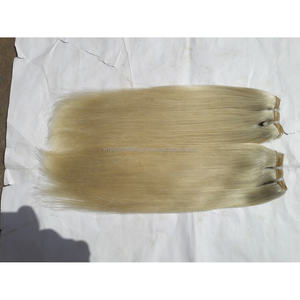 Extensions de cheveux humains de qualité supérieure, cheveux vierges indiens, 10 à 34 pouces, couleur claire - Product Image 2