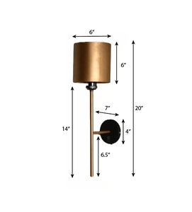 Modern nordic gold <b>wall</b> lamp minimalist led indoor luxury sconce <b>light</b> for bedroom <b>bedside</b> living room corridor stairs decor - Product Image 2