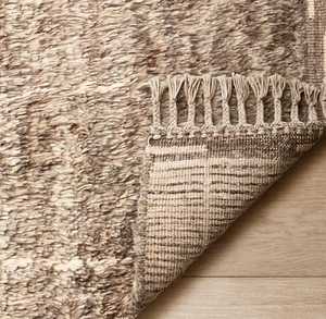 Tapis moderne en laine douce à motifs abstraits |   Tapis fait main à poils coupés, adapté aux animaux domestiques, antidérapant, pour salon, chambre, décoration intérieure, 1 pièce - Product Image 1