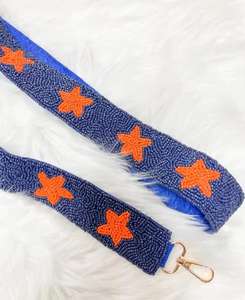 Correa de Bolso con Cuentas de Vidrio y Letras Bordadas a Mano, Diseño de Lujo Moderno, Artesanía MS, Color y Forma Personalizables - Product Image 5