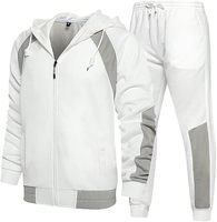Ensemble de survêtement professionnel unisexe personnalisé pour équipe, vêtements de sport, entraînement athlétique, veste polaire imprimée à fermeture éclair intégrale, pantalon de jogging uniforme