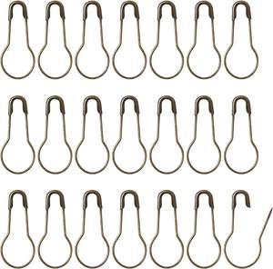 Outils de couture de verrouillage au Crochet en forme de gourde 0.8 pouces épingle de sûreté en laiton épingle à tricoter épingles de marqueur anti-accroc pour point de métal - Product Image 5