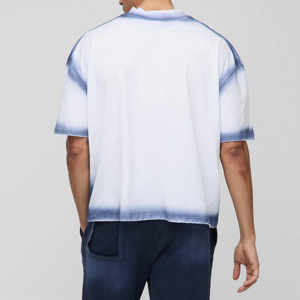 Cropped T Shirt <b>Men</b> Cotton Oversized Streetwear <b>Crop</b> <b>Top</b> Tee Custom Logo Print Fashion Apparel Wholesale Cropped T Shirt - Product Image 5