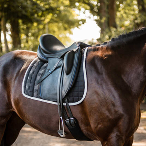 Tapis de selle pour cheval de haute qualité, écologique, tout usage, 500 GSM, coton, marque privée, vente en gros, tapis équestres - Product Image 3