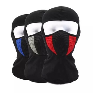 Pasamontañas Unisex de Cara Completa, 100% Poliéster, Rayado, Transpirable, con Malla, Impresión Personalizada, para Ciclismo, Motociclismo, Forro de Casco - Product Image 1