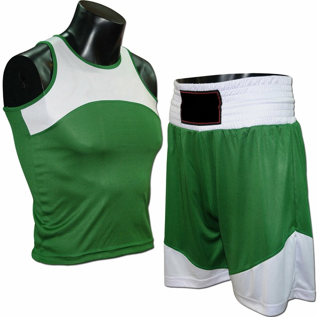 Custom Adults Boxing Uniform 2 PCS Top & Shorts Men's Training Clothing for MMA Muay Thai Cage Fight & Kickboxing