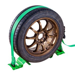 Kit di Ancoraggio con Cinghie da 4380 Libbre di Resistenza, Ganci E-Track, Cinghie per Rimorchio e Fibbie di Fissaggio per Auto - Product Image 6