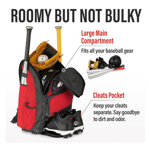 Mochila de Béisbol con Soporte para Bate y Compartimento para Casco, 50-70L, Material 600D, para Almacenamiento de Equipo de Equipo - Product Image 6