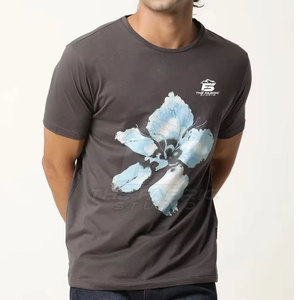 Nueva Oferta de Camisetas DTF de Alta Calidad para Hombre, Impresas a Medida, Mezcla de Poliéster/Algodón, Ecológicas, de Secado Rápido y Transpirables - Product Image 2