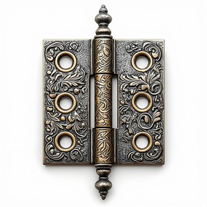 High Strength Solid Brass Door <b>Hinges</b> Built For Heavy Wooden Doors Requiring Long Lasting Support - Product Image 4