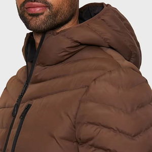 Chaquetas de Plumón para Hombre, con Capucha, Relleno de Plumas de Pato, Cálidas, para Invierno, con Logotipo Personalizado, Venta al Por Mayor OEM - Product Image 5