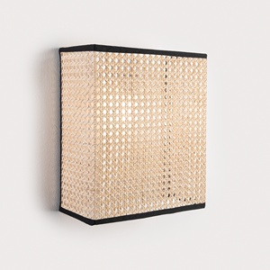 Applique murale en rotin pour la maison, abat-jour en tressage, meilleur prix - Product Image 2