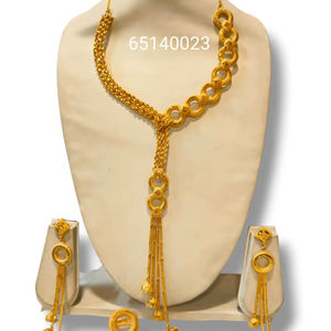 AWAIS HOUSE Collier Hiphop en laiton plaqué or 6 grammes avec diamant serti griffe infini, pour femmes africaines, idéal pour fiançailles et mariages - Product Image 1