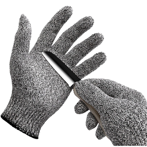 Guantes de Trabajo de Acero Inoxidable Resistentes a Cortes de Nivel 5 con Ajuste Superior, Puño de Seguridad ANSI A3, Agarre Flexible Antideslizante, Sin Polvo - Product Image 4