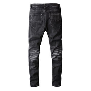 Jeans Holgados de Hombre 100% Algodón de Alta Calidad, Estilo Vintage, con Estampado Animal y Floral, Lavado con Efecto Sucio, Personalizados OEM - Product Image 2