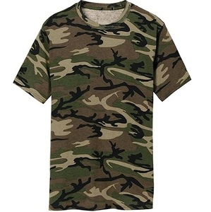 เสื้อยืดลายพรางแขนสั้นสำหรับผู้ชาย แห้งเร็ว เสื้อยืดลายพรางสำหรับเดินป่า ล่าสัตว์ เสื้อยืดลายพรางทางยุทธวิธี ระบายอากาศได้ดี - Product Image 1