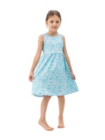 T-shirt décontracté d'été pour filles, en jersey, jaune et bleu, imprimé floral et papillons, manches longues, col rond, 100 % coton, écologique, élastique