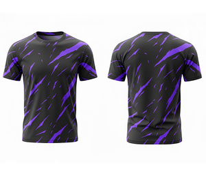 Professional Sports Sublimation T-Shirt Manufacturer | <b>Men</b> Women Youth Sizes | Lightweight Quick Dry Training Sportswear - Product Image 3
