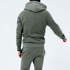 Survêtement homme 2026 très demandé, effet délavé, col à capuche et motif uni pour l'hiver, faible MOQ, fabricant OEM - Product Image 2