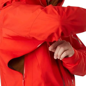 Veste unisexe à capuche coupe-vent avec fermeture éclair, coupe classique, à carreaux, décontractée, pour l'hiver, 100 % polyester, toile fine, imperméable à l'avant - Product Image 6