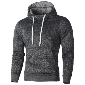 Best Quality Baggy Thick Men's Cropped <b>Hoodies</b> with No <b>String</b> Blank Fleece 100% Cotton Crop Heavyweight Essentials Men Hoodie - Product Image 4