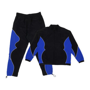 Fabricantes OEM Personalizados, Chándal Deportivo de Nailon, Pantalones Deportivos Reflectantes, Chaqueta Cortavientos con Cremallera para Hombre - Product Image 2