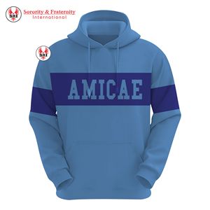Sudadera Larga Personalizada con Logotipo, Sudadera de Algodón y Felpa para Mujer, Sudadera con Capucha Extra Grande, Vestidos Tipo Sudadera, Sudaderas Personalizadas para Hermandades - Product Image 6