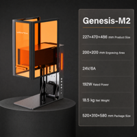 Mesin Pengukir Laser Desktop M2 Dual Laser untuk Usaha Kecil, Hadiah Custom, Pembuatan Personalisasi Logam dan Non-Logam