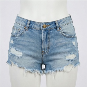 Women Plus Size Denim Shorts Customized Color Streetwear 100 Percent Cotton Fashion <b>Work</b> Half Pants Loose <b>Jeans</b> Wear - Product Image 1