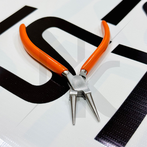 Pince à bec rond 120 mm sans ressort en acier inoxydable, pince à boucler le fil, poignée en PVC, équipement pour la bijouterie, la fabrication de perles et l'artisanat, outils à main - Product Image 4