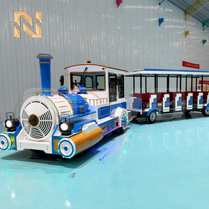 Tren Turístico sin Rieles Nova Rides de 58 Asientos, Diseño Occidental, Diésel, Alcance de 300 km, Equipo de Parque de Atracciones - Product Image 2