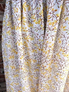Vestido indio de algodón estampado a mano, muy vendido, 100% bordado floral, estilo casual, largo maxi, a precio de fábrica. - Product Image 2