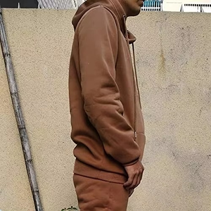 Ensemble survêtement décontracté pour femme, sweat à capuche et pantalon de jogging à manches longues, motif uni, idéal pour le printemps – Grande Vente - Product Image 6