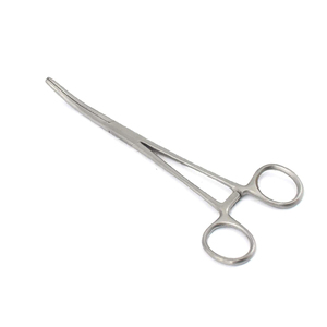 Pinces chirurgicales hémostatiques en acier inoxydable de haute qualité, courbées/droites, avec système de verrouillage à cliquet, 5 pouces - Product Image 3