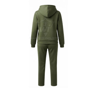 Conjunto Deportivo Personalizado con Pedrería para Mujer, Sudadera con Cierre y Pantalones Jogger, Conjunto de Dos Piezas - Product Image 3