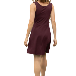 <b>Custom</b> Summer Women Sleeveless Square Neck Fitted Solid Color Sporty Bodycon <b>Dress</b> Seamless Spandex Polyester Tennis <b>Dress</b> Women - Product Image 2