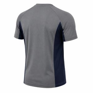Men's Regular Fit <b>Raglan</b> Short Sleeves O-Neck T-Shirt Solid Color Quick Dry Casual Style Polyester/Cotton Jersey Fabric - Product Image 2